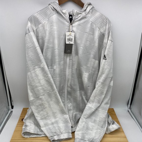 adidas reflective windbreaker jacket
